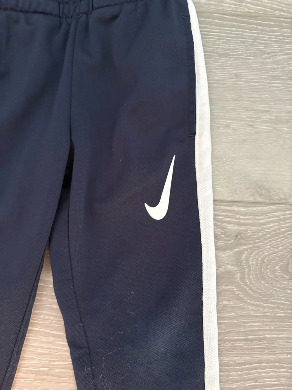 Nike Kids Black Track Pants with White Side Panels. Boys size 3T